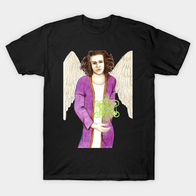 Archangel Metatron the Creator- Orange T-Shirt by EarthSoul